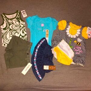 NWT Baby Girls 6-12 Month’s Summer Outfit Lot!